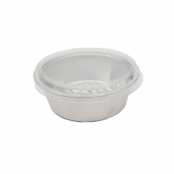 Deksel RPET voor Alu-Tray rond