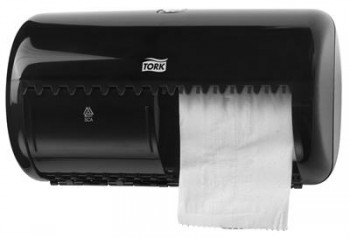 Systeem 4 Dispenser twin zwart (158x286x153mm)