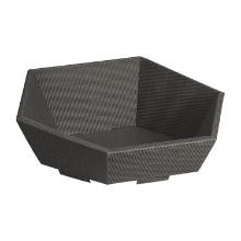 Presenteerkorf Grijs - Karton