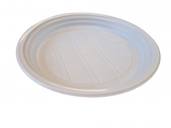 Bord kunststof ø22cm herbruikbaar