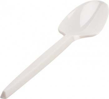 Lepel Herbruikbaar - Wit - 180mm
