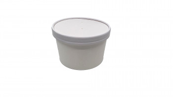 Cup Wit + deksel ø115+69mm - 473ml (50st)