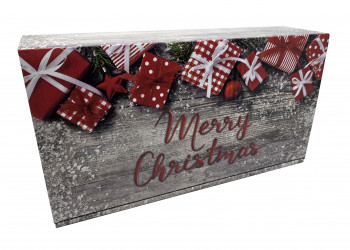 Kerst geschenkdoos 37x20x10cm (1st)
