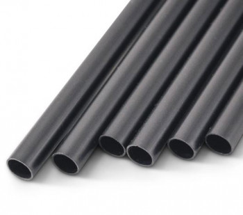 Herbruikbare PP rietjes recht 7mm-15cm zwart Herbruikbare PP rietjes recht 7mm-15cm zwart