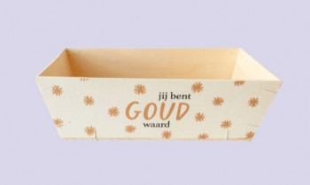 Jij bent goud waard mandje 29x19x9cm