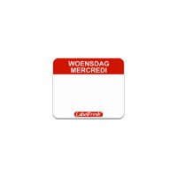 Easy etiketten Weekdagen