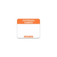Easy etiketten Weekdagen