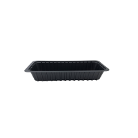 Snackbakje frikandel zwart (A6)