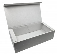 Kerst rendier geschenkdoos 37x20x10cm (1st)