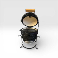 Kamado BBQ 32cm Compact Zwart